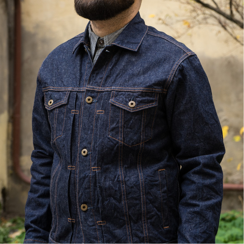 Джинсовая Куртка Japan Blue Jeans JBJK1063-J Jacket 13.5oz Côte d